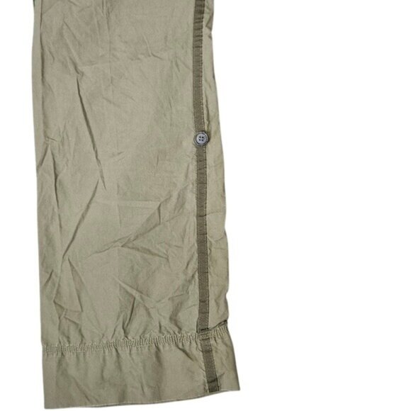 New York & Co Cargo Pants With Side Button Straps & Back Pockets Size 16 - Picture 4 of 5